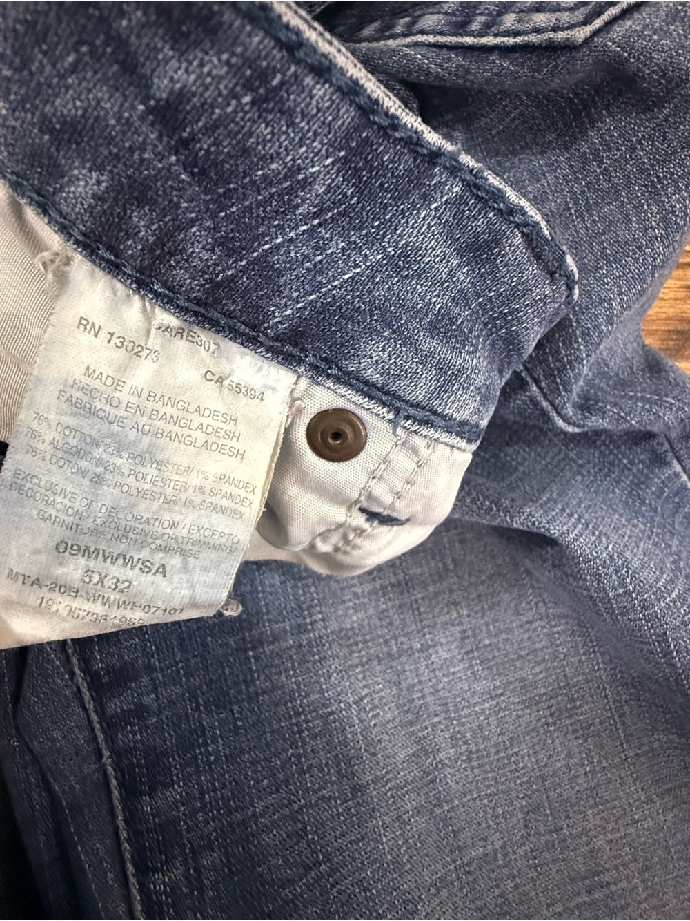 Wrangler Jeans Denim 26x32 Wide Leg - Picture 5 of 8